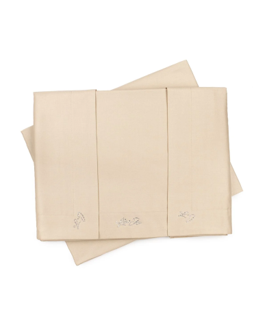 Completo Lenzuola matrimoniale in raso di puro cotone Liu Jo