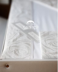 Coordinato Copriletto e Completo lenzuola in puro cotone By Carezze art Raquel