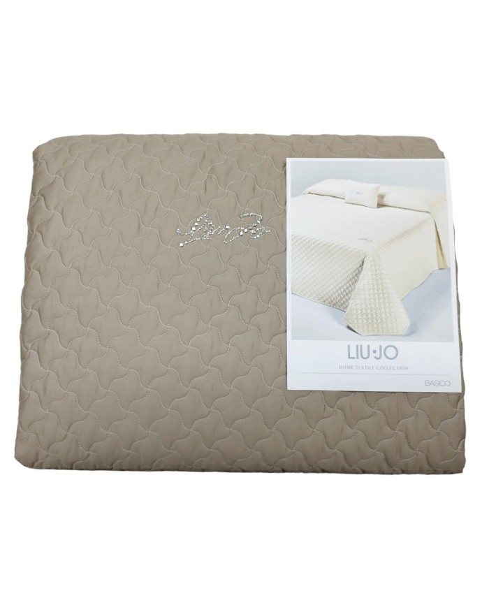 Copriletto trapuntato matrimoniale tinta unita Liu Jo serie basico