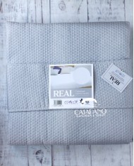 Copriletto matelessè matrimoniale in tinta unita Real