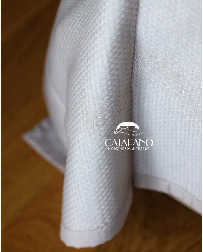 Copriletto matelessè piazza e mezza in tinta unita Real