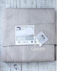 Copriletto matelessè letto singolo in tinta unita Real