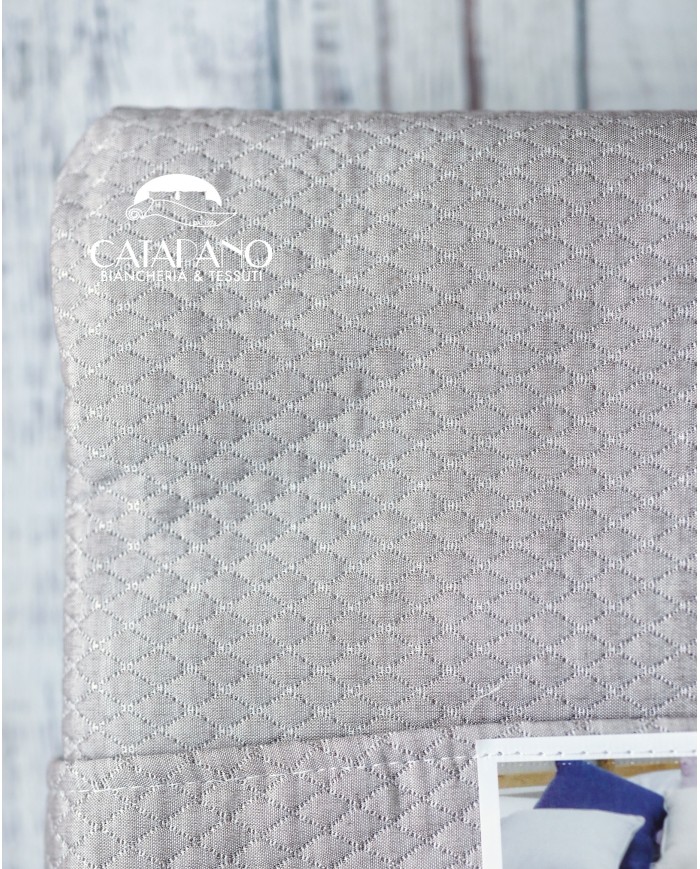 Copriletto matelessè letto singolo in tinta unita Real