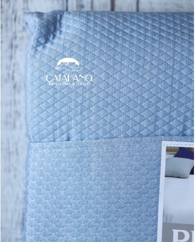 Copriletto matelessè letto singolo in tinta unita Real