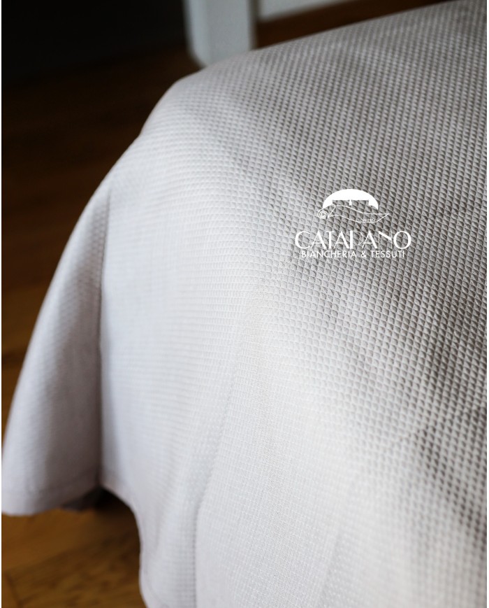 Copriletto matelessè letto singolo in tinta unita Real