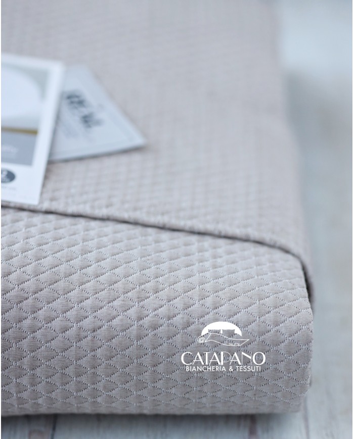 Copriletto matelessè letto singolo in tinta unita Real