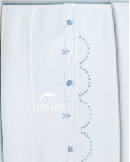 Completo lenzuola culla lettino ricamato a mano Elite pour le Bebè 85346