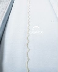 Completo lenzuola culla lettino ricamato a mano Elite pour le Bebè 85172