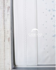 Completo lenzuola culla passeggino ricamato a mano Elite pour le Bebè 45348