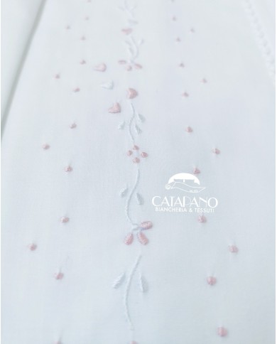 Completo lenzuola culla passeggino ricamato a mano Elite pour le Bebè 45348