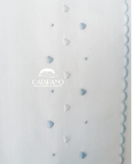 Completo lenzuola culla passeggino ricamato a mano Elite pour le Bebè 45243