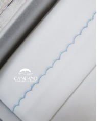 Completo lenzuola culla passeggino ricamato a mano Elite pour le Bebè 45243