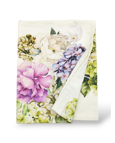 Tovaglia copritavolo 6 posti in puro cotone Mon Amour var 2