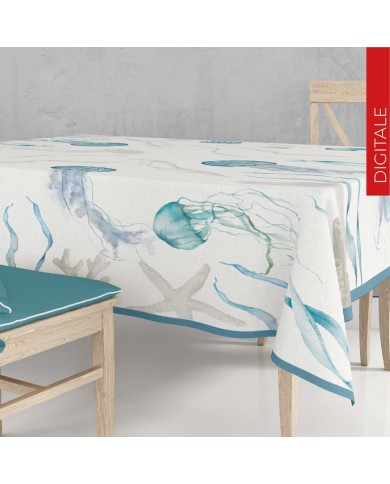 Tovaglia quadrata 100% cotone Manny 140x140