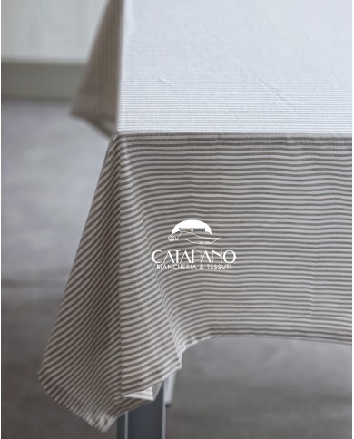 Tovaglia 100% cotone Paloma 12 posti 140x240