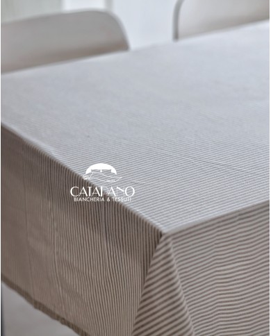 Tovaglia 100% cotone Paloma 12 posti 140x240