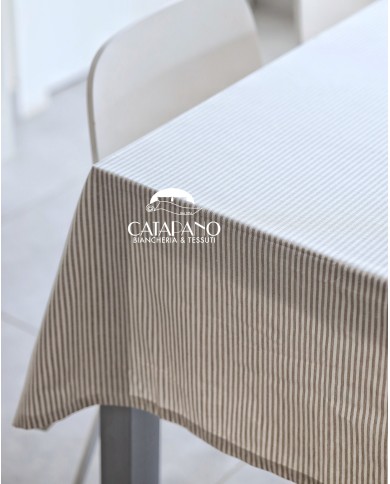 Tovaglia 100% cotone Paloma 12 posti 140x240